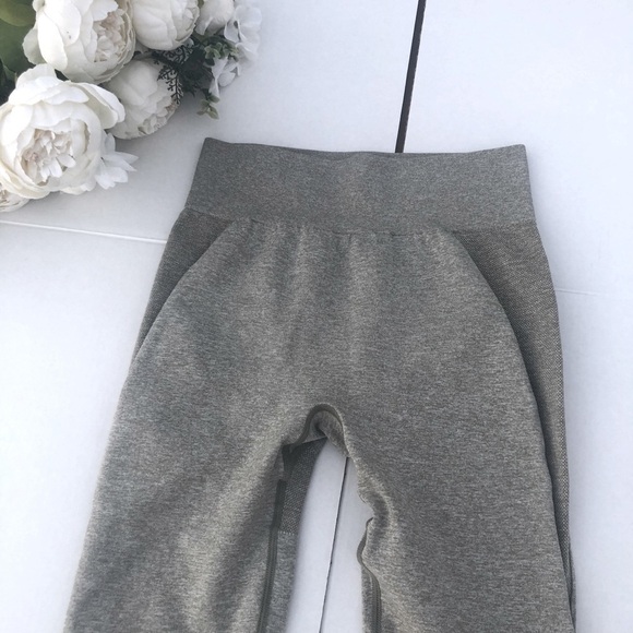 Gymshark Khaki Flex High Waisted Leggings Medium - Picture 4 of 8